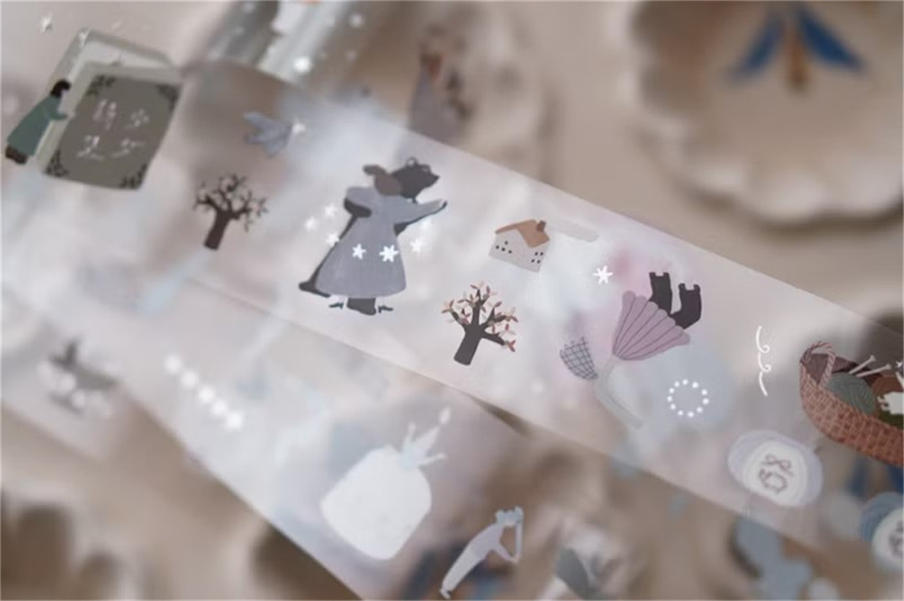 1 Loop Ivy Snow Vintage A Love – обзор и цена Washi Tape Set