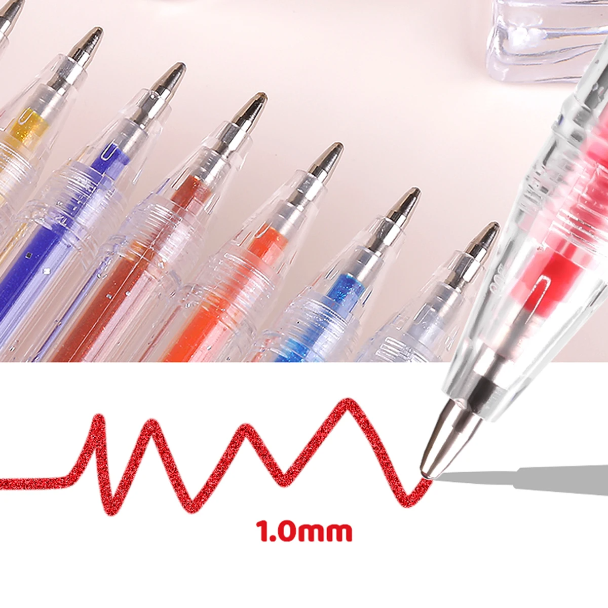 8-60 Colors Glitter Gel Pen Se – обзор и цена Highlighter Set Pastel