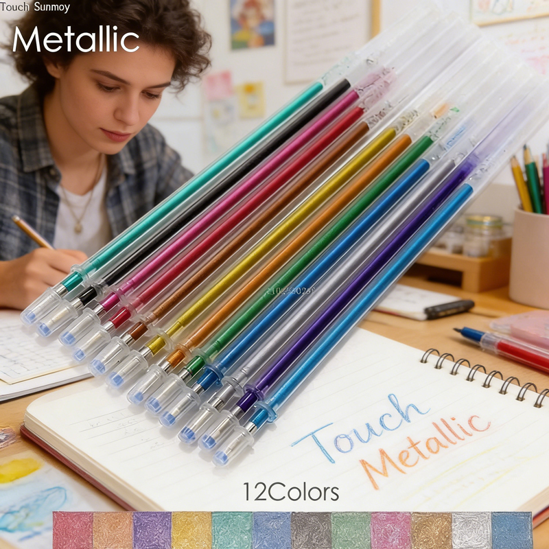 12-100 Color Gel Pen Refills S – обзор и цена Highlighter Set Pastel