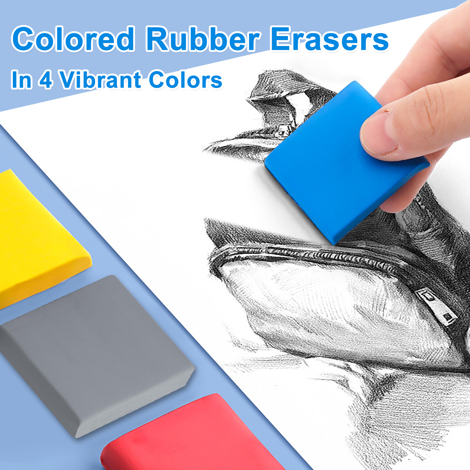Kneaded Rubber Erasers, Colore – обзор и цена Rubber Eraser Kneaded