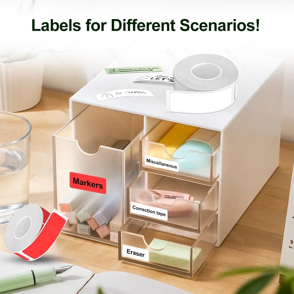 Colorful Adhesive Label Maker  – обзор и цена Label Printer Tape