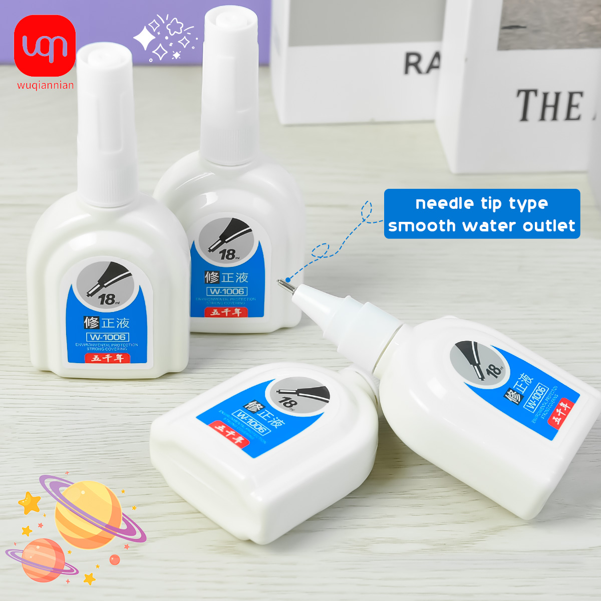 WQN-1/3/6PCS Simple White Corr – обзор и цена Correction Fluid White