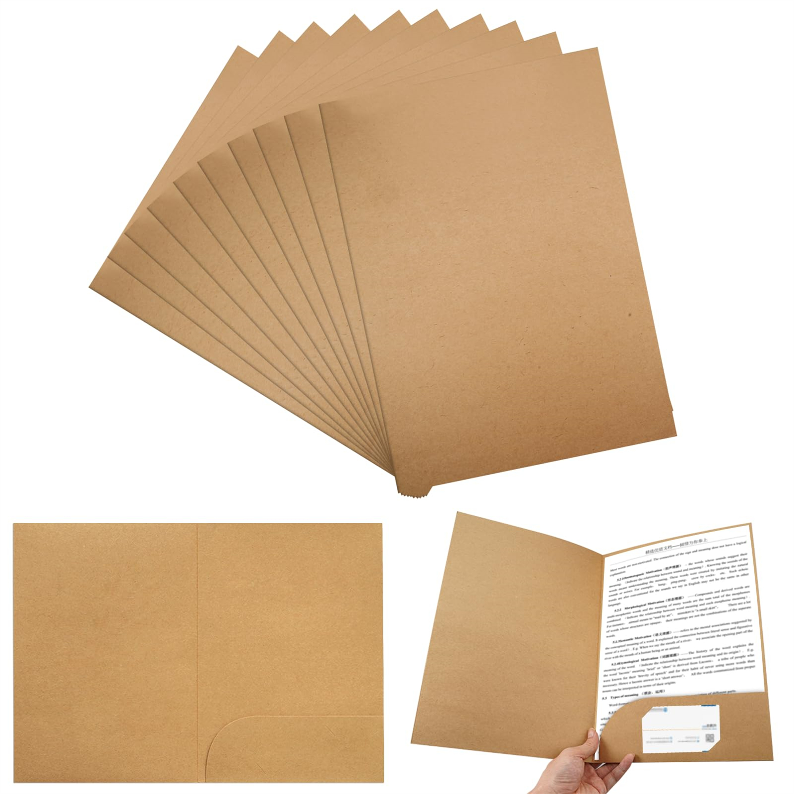 10pcs Kraft Paper Document Hol – обзор и цена Letter Envelope Kraft