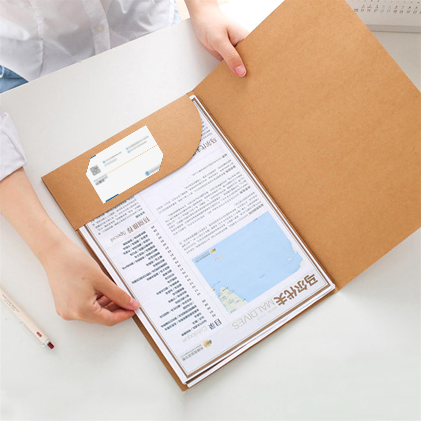 10pcs Kraft Paper Document Hol – обзор и цена Letter Envelope Kraft