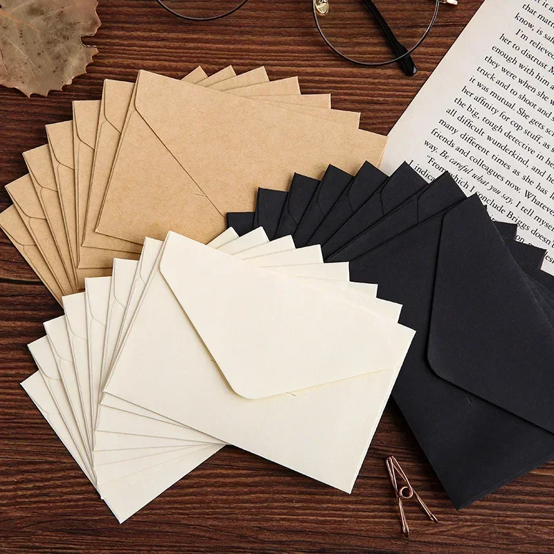 20/40/80PCS Classical White Bl – обзор и цена Letter Envelope Kraft