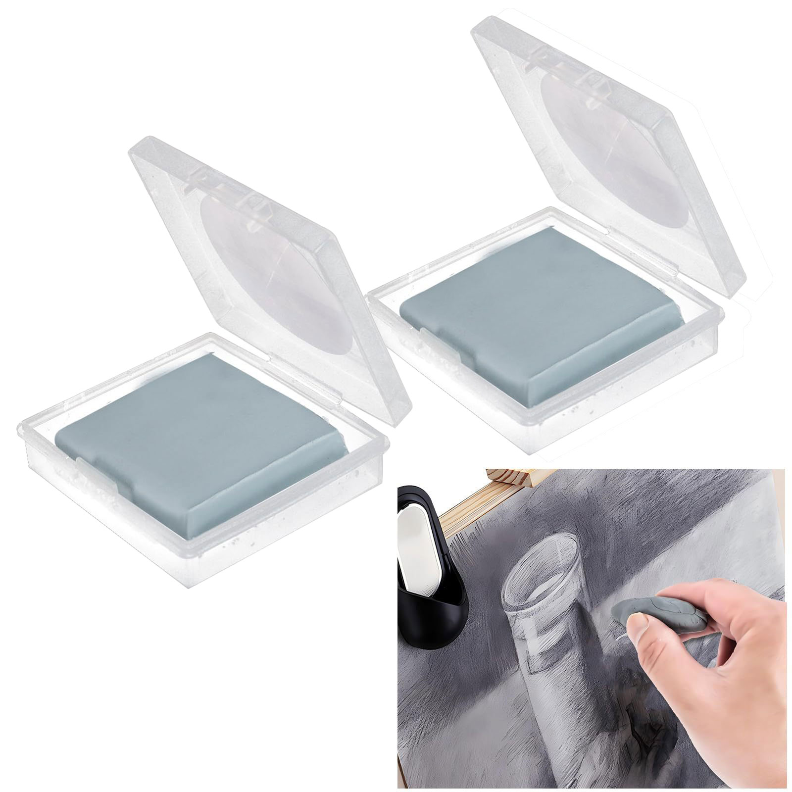 2pcs Kneaded Eraser for Artist – обзор и цена Rubber Eraser Kneaded