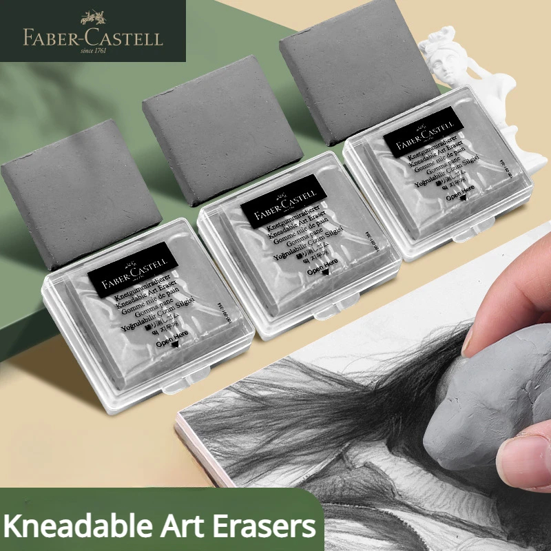 Faber-Castell 2pcs Drawing Art – обзор и цена Rubber Eraser Kneaded