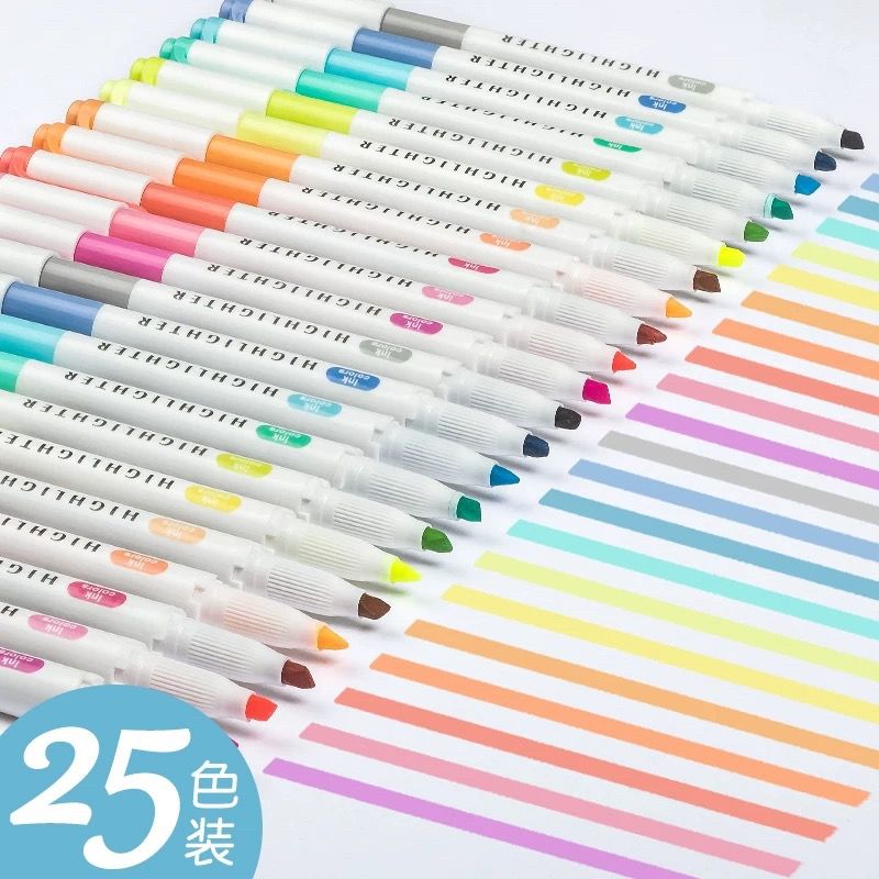25 Colors ZhiPai Highlighters  – обзор и цена Highlighter Set Pastel