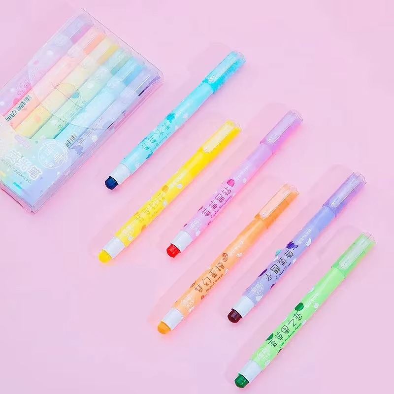 6 Colors/set Pastel Gel Highli – обзор и цена Highlighter Set Pastel