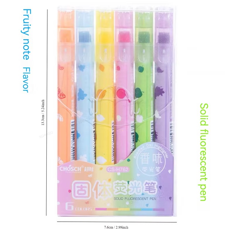 6 Colors/set Pastel Gel Highli – обзор и цена Highlighter Set Pastel